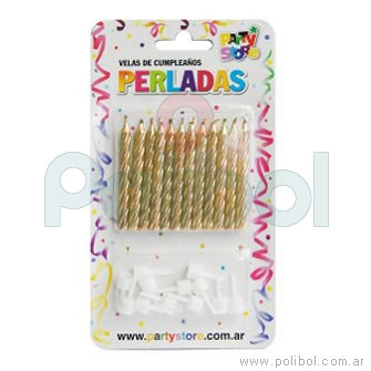 Velas finitas perladas, 040484