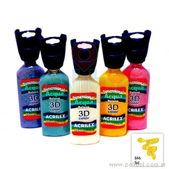 Dimensional 3D acqua color sol 35 ml.