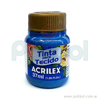 Pintura metálica para tela Azul marino 535