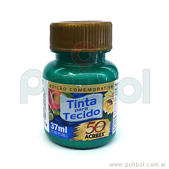 Pintura metálica para tela Verde 557