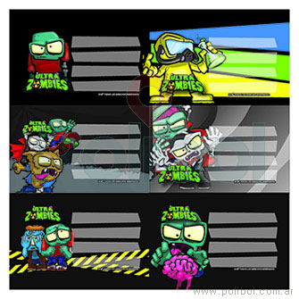 Etiquetas Zombie Infection