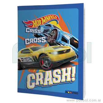 Cuaderno 16x21 Hot Wheels