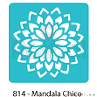 Stencil Mandala chica