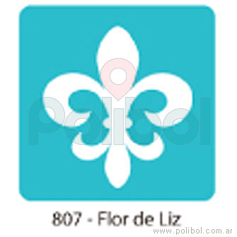 Stencil Flor de liz