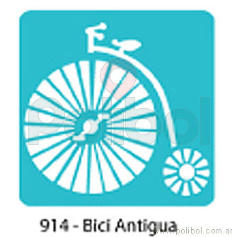 Stencil Bicicleta antigua