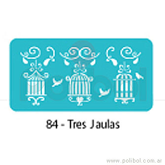 Stencil Tres jaulas