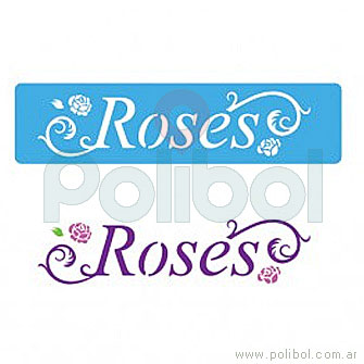 Stencil Roses