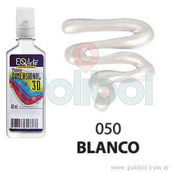 Dimensional 3D Blanco