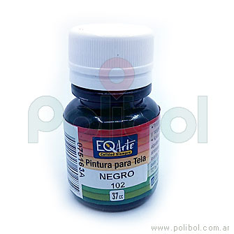 Pintura para tela negro 102